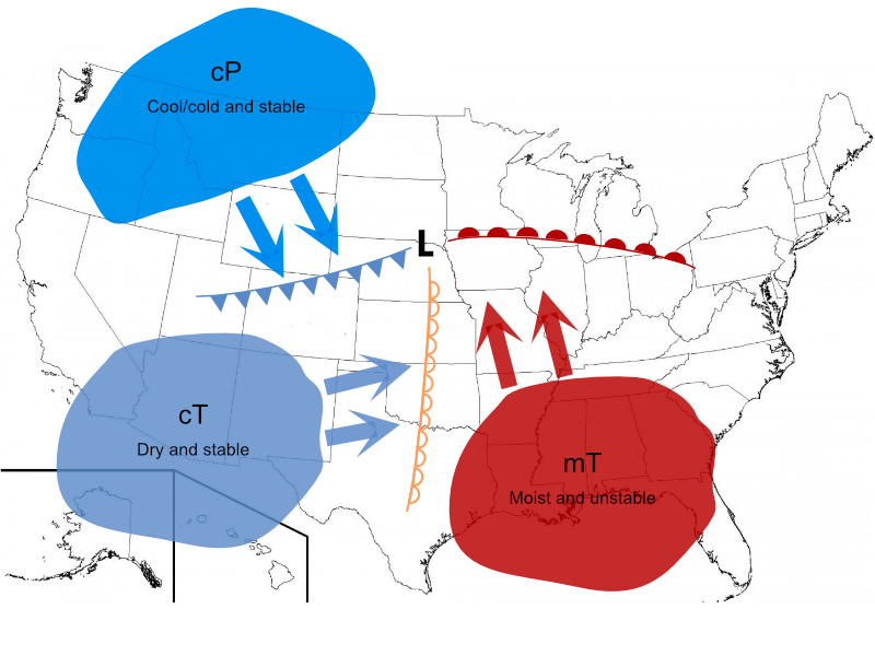 Drylines—storm chasers love ‘em