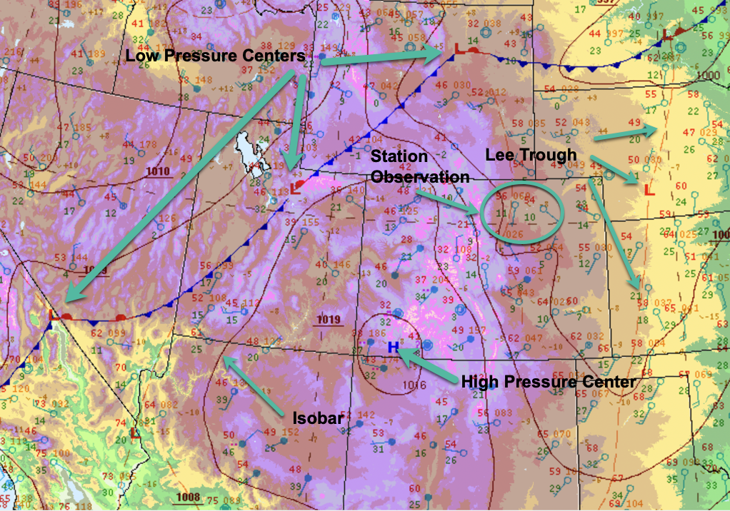 Interpreting the Surface Analysis Chart